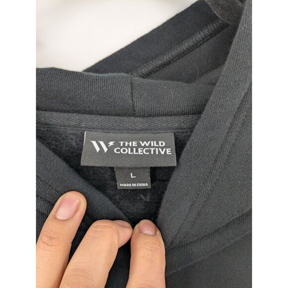 Diablo IV Hoodie The Wild Collective Size L Graphic Skull Tree Rune Gamer Gothic - Picture 8 of 9